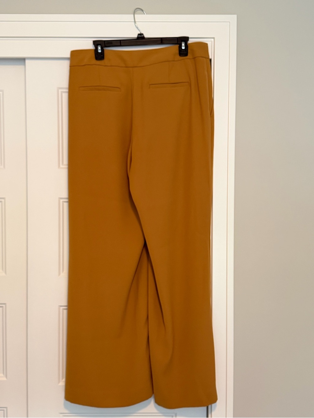 Banana Republic Mustard/Camel/Tan Wide-Leg Dress Pants - Picture 2 of 4